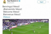 Real Madrid fue hackeado y le dieron la bienvenida a Lionel Messi