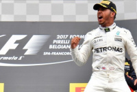 Hamilton se quedó con el triunfo en Bélgica