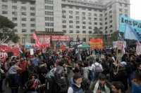 Liberaron a los detenidos tras la protesta por Santiago Maldonado en Plaza de Mayo