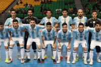 La Selección Argentina de futsal derrotó a Mozambique