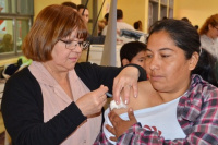 Vecinos de La Bebida recibieron atención médica en la escuela Nuevo Cuyo