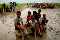 Medio millón de refugiados rohingyas huyeron hacia Bangladesh