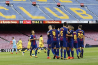 Barcelona goleó 3-0 a Las Palmas sin presencia de público en el Camp Nou