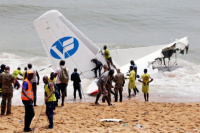 Un avión de carga se estrelló en Costa de Marfil: hay 4 muertos