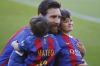 Messi compartió la primera imagen de su hijo Ciro