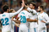 Real Madrid goleó 3 a 0 al Eibar y quedó a cinco puntos del Barcelona