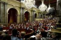 El Parlamento de Cataluña declaró su independencia por amplia mayoría