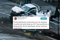 Ataque en Nueva York: Macri puso al Gobierno argentino 