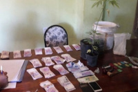 Jáchal: encontraron cocaína, dinero y marihuana 