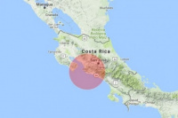 Tres fuertes sismos de 6,4 sacudieron a Costa Rica
