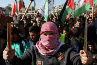 Protestas por Jerusalén: militantes palestinos chocaron con tropas israelíes