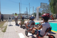 Los chicos ya aprenden sobre seguridad vial en la Colonia de Verano de Capital