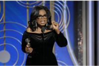 El discurso de Oprah Winfrey que conmovió a todos en los Globos de Oro