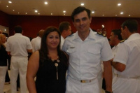 Carina Funes, esposa del submarinista sanjuanino: 