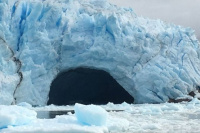 Comenzó el desprendimiento en el glaciar Perito Moreno