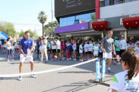 Copa Davis: los chicos disfrutaron del tenis de la mano del Kids Day