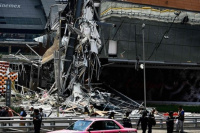 Mirá las impactantes imágenes del derrumbe en un centro comercial 