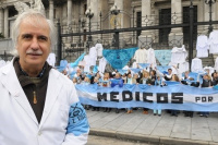 Buenos Aires: médicos y enfermeros se manifestaron en contra del aborto 