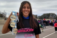 La patinadora pocitana arrasó en Neuquén con tres medallas 