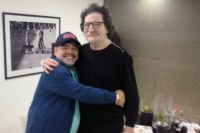 El reencuentro de Diego Maradona y Charly García