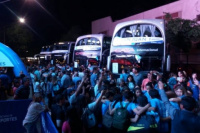 Los sanjuaninos de los Juegos Binacionales ya partieron hacia Chile