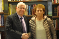 El presidente de Israel recibió a la madre de Alberto Nisman y dijo que “su hijo es un héroe”