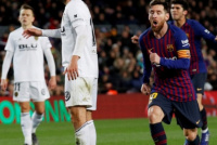 Con dos goles de Messi, Barcelona salvó un punto contra Valencia