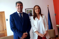 Sergio Uñac se reunió con la intendente de Coquimbo
