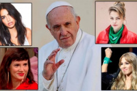 Actrices argentinas destrozaron al Papa por su mensaje sobre el Día de la Mujer