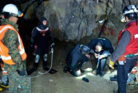 La historia se repite: 3 mineros chilenos quedaron atrapados a 70 metros de profundidad