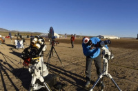 A horas del eclipse, sanjuaninos y turistas van llegando a los distintos puntos de observación