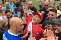 Polémica: Maradona trató de 