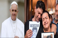 El Papa llamó a los padres de Fernando Báez Sosa