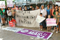 Tribunales: pidieron justicia por el presunto femicidio de Celeste Luna