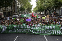 Miles de mujeres de toda Argentina se movilizaron por el 9M