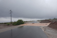 Debido a la lluvia, cortaron el camino entre Jáchal y La Rioja