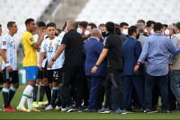 Qué dijo la FIFA, tras la bochornosa suspensión de Brasil - Argentina