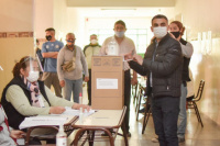 Fabián Gramajo votó en Chimbas: “Le pedimos a la gente que se exprese”