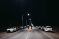 Uñac inauguró 12 kilómetros de iluminación sobre Ruta 60 en Ullum