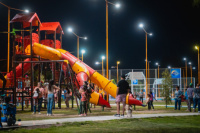 Inauguraron “El Parque de los Niños”, un nuevo pulmón verde en Santa Lucía