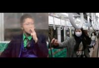 Un hombre vestido de Joker apuñaló a 17 personas en un tren de Tokio