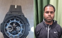 Detuvieron en India a un hombre que robó un lujoso reloj que era de Maradona 
