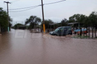 Bermejo quedó totalmente inundado tras intenso temporal