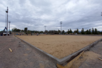 Se inaugura el cajón de arena con tres canchas de Beach Volley en La Granja