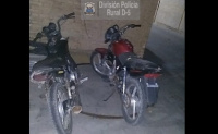 La policía recuperó dos motos que fueron robadas 