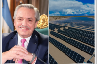 El presidente llega a San Juan para el lanzamiento del Clúster de Energía Renovable Nacional