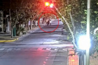 El desesperante video de una sanjuanina que escapaba del acoso de su ex marido