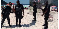 Hinchas de Talleres armaron un asado en Brasil y la policía los amenazó a los tiros