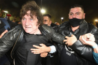 Javier Milei en Mendoza: se conoció por qué utilizó chaleco antibalas en su acto