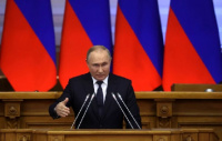 Vladimir Putin amenazó a los países que apoyan a Ucrania con “ataques rápidos”